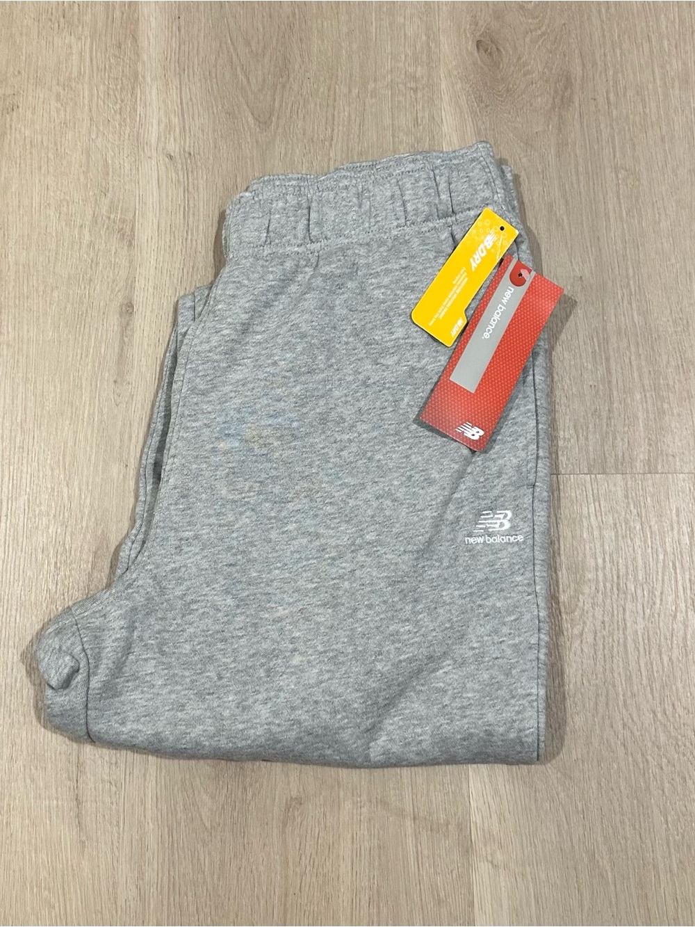 New Balance Men Light Grey Heather Joggers